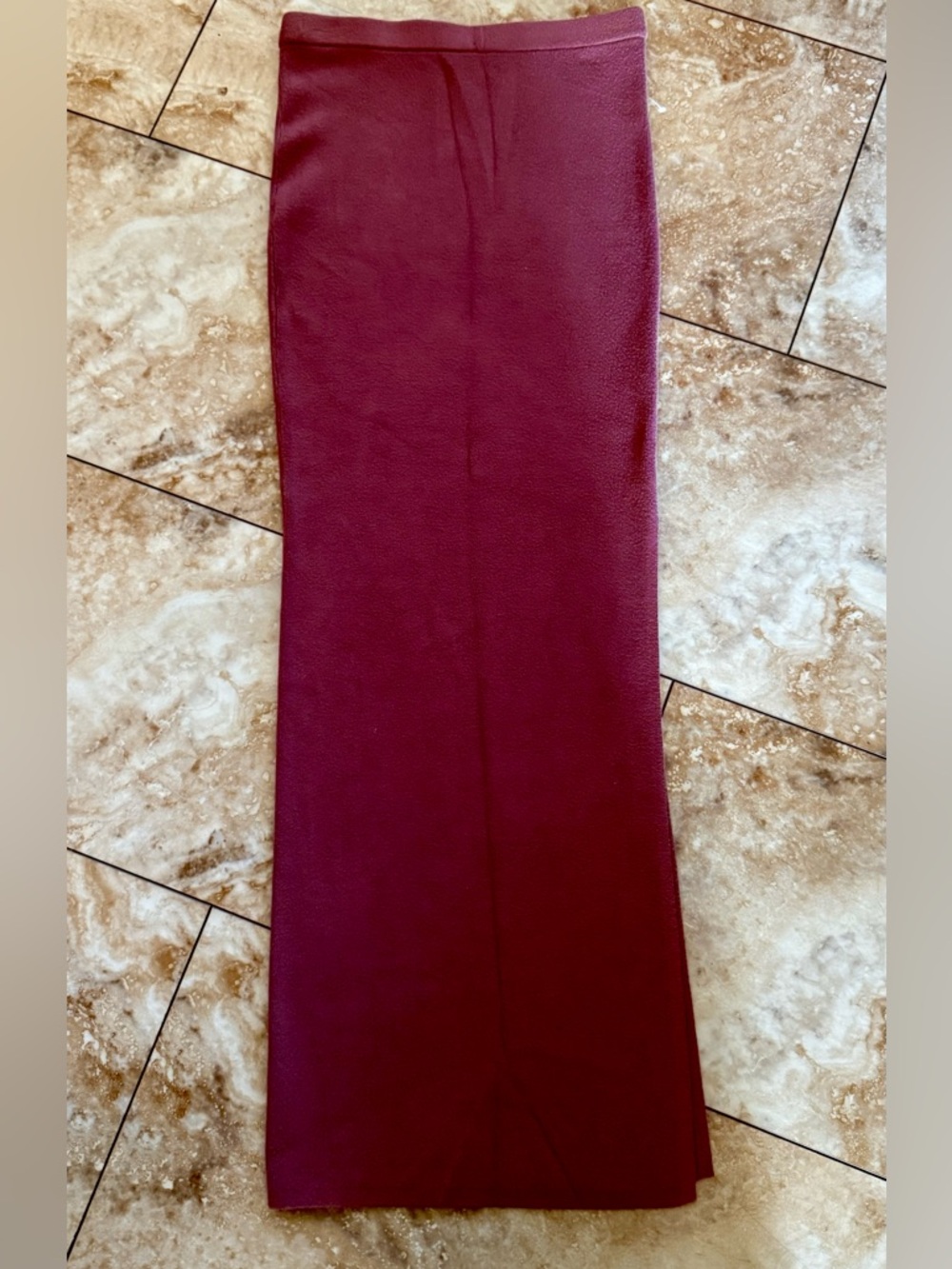 Leith Deep Burgundy Maxi Skirt